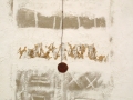 Archeologia della memoria, tecnica mista su tavola e ferro, 120x100, 2013