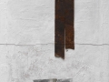 Profilo del tempo, tecnica mista con ferro combusto su tavola, 120x100, 2010