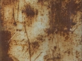 Stele n°6, ferro corroso su tavola, 168x42, 1998