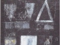 Geometria dell'anima, 2005, tecnica mista su legno, 70x100