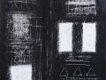 Unicità, 70x70, tecnica mista su tavola, 2017