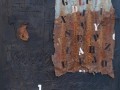 Quel che resta della memoria, 90x80, tecnica mista, ferro su tavola, 2019