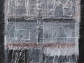Graffiti 1, tecnica mista su tavola, 60x50, 2005