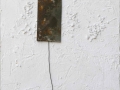 Viaggio senza meta 1, tecnica mista ferro su tavola, 130x50, 2000