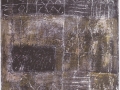 Pagina, 1999, tecnica mista su tavola, 70x70