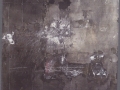 Riflessioni, 2007, tecnica mista su tavola, 70x70