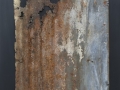 Richiamo all'origine, 2016, ferro combusto su tavola, 80x115