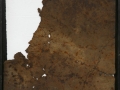 Senza titolo, 2016, ferro combusto e grafica inseriti in scatola di legno, 30x40