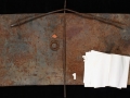Il silenzio dei dialoghi, 2013, ferro e libro, 55x120