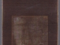 Registro, 2001, ferro corroso su tavola, 35x120